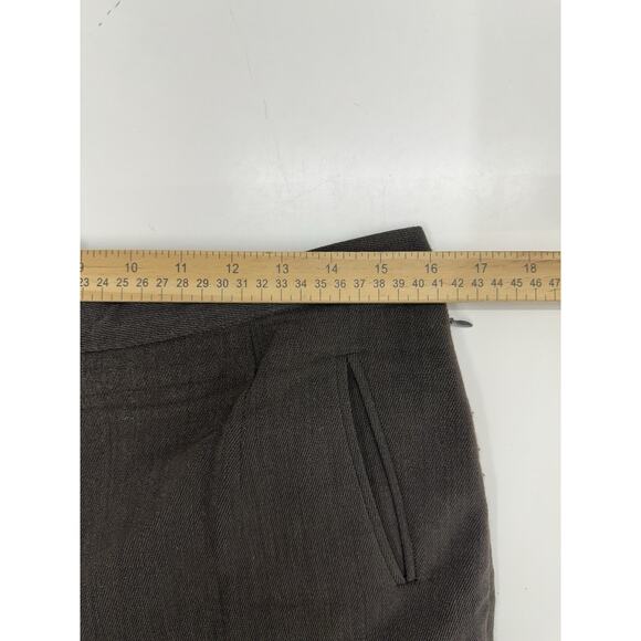 Lauren Ralph Lauren Womens Dress Pants Size 10 Brown Wool Blend VTG - Picture 8 of 12